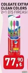 COLGATE EXTRA CLEAN COLORS DİŞ FIRÇASI 3'LÜ fiyat ve kampanya bilgisi